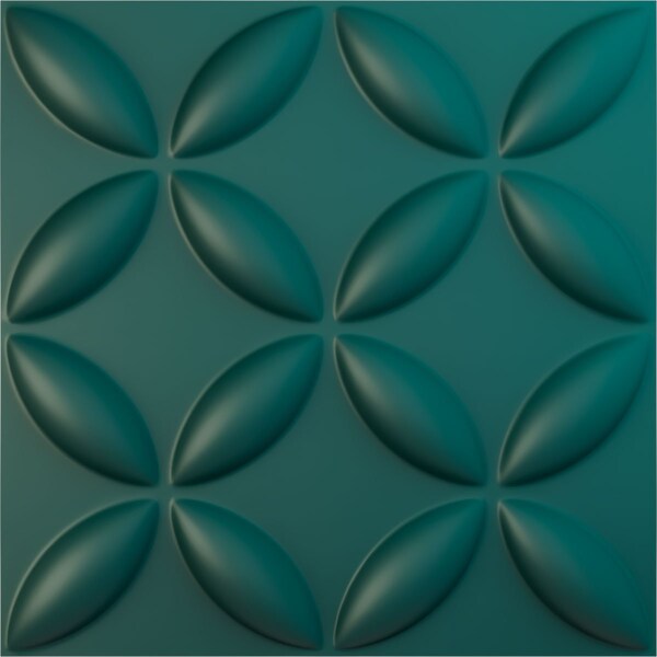 Ekena Millwork 19 5/8in. W x 19 5/8in. H Wallflower EnduraWall Decorative 3D Wall Panel Covers 2.67 Sq. Ft. WP20X20WAGLN - main